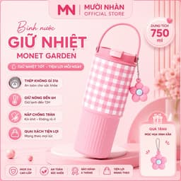 Bình nước Giữ Nhiệt Monet Garden, Cốc Giữ Nhiệt Happy Supply Chain 1