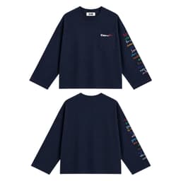 Áo Thun Tay Dài Phối Túi Boxy Form Rộng Unisex Nam Nữ, Áo Phông Long Sleeve Oversize Cổ Tròn Basic Phong Cách Hàn Quốc 7