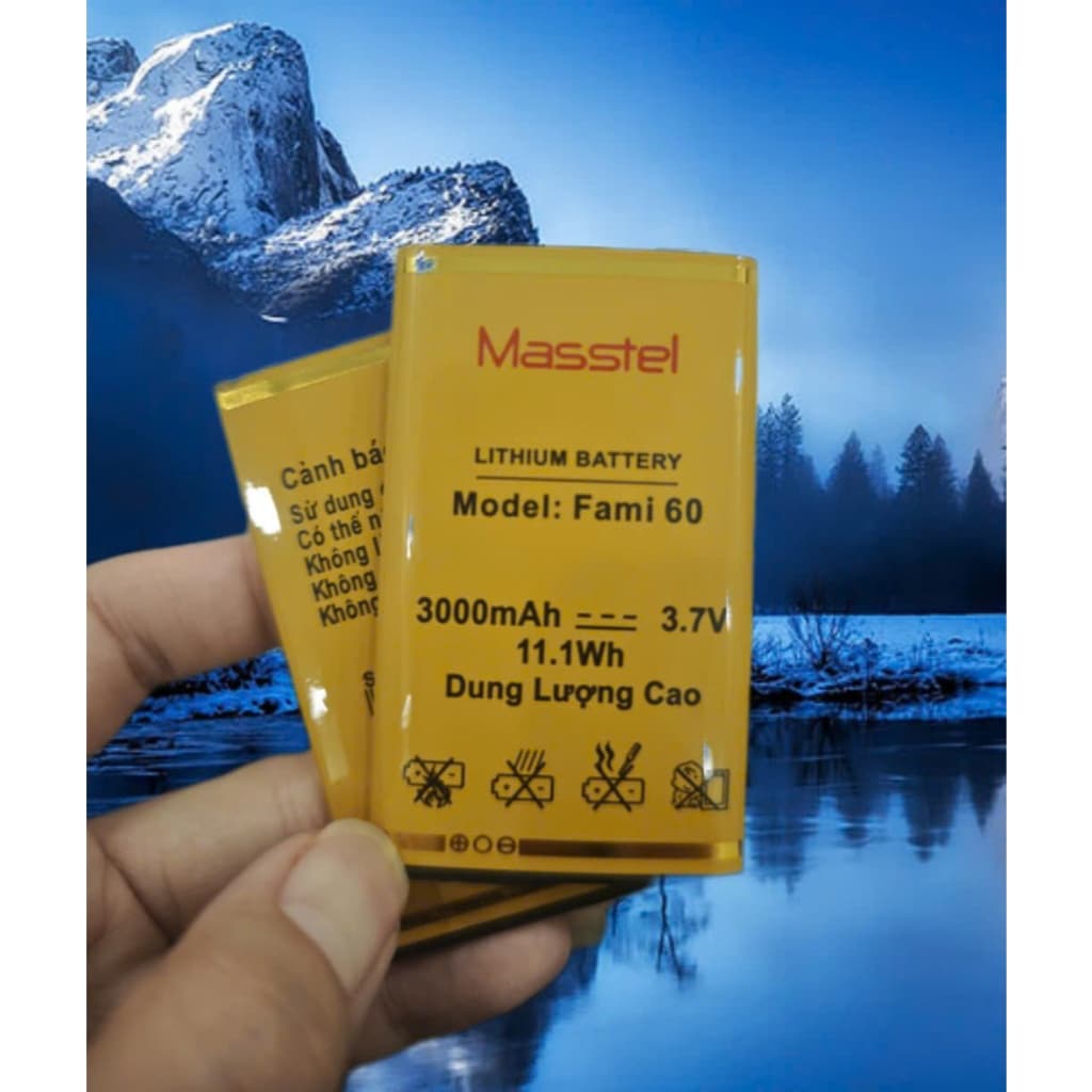 Pin điên thoại Masstel Fami 60 dung lượng 3000 mah