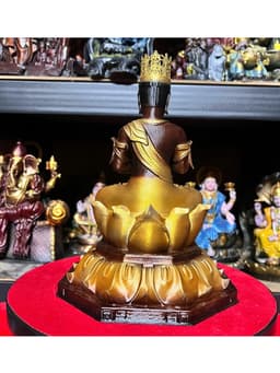 Tượng Đại Nhật Như lai tỳ lô giá na , in 3D . cao 19 cm 8