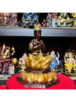 Tượng Đại Nhật Như lai tỳ lô giá na , in 3D . cao 19 cm 7