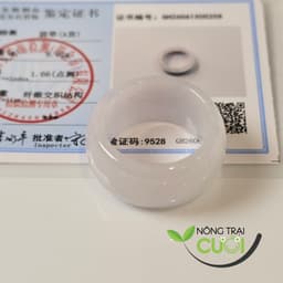 Nhẫn Càn Long Trắng Phớt Tím Cam Thach type A - Nông Trại Cười 5