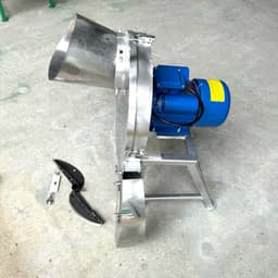 Máy Cắt Chuối INOX Cửa Ngang - Máy Thái Chuối INOX Siêu Mịn - Thái Nguyên Cây - Băm Cỏ Voi . Động Cơ 2,2kW ( 3Hp ) Đồng 6