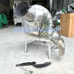 Máy Cắt Chuối INOX Cửa Ngang - Máy Thái Chuối INOX Siêu Mịn - Thái Nguyên Cây - Băm Cỏ Voi . Động Cơ 2,2kW ( 3Hp ) Đồng 1