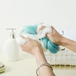 Bông Tắm Dài Cao Câp hỗ trợ chà lưng 29*6*6cm và Dây Silicone Tắm Chà Lưng 6