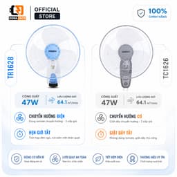 Quạt treo Senko TR1628 điều khiển từ xa, 47W, 3 cánh gió mạnh, bảo hành chính hãng 4