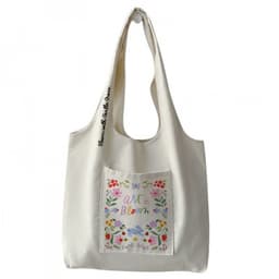 Túi tote túi vải canvas liền thân đeo vai có ngăn ngoài  art in bloom đựng vừa a4 - tuicwh1214 7
