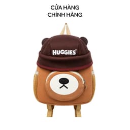 [Gift Huggies] Balo gấu nâu Huggies 1