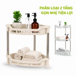 Kệ Đa Năng Tam Giác Khung Inox Hokori Ba Tầng Chắc Chắn Tiết Kiệm Không Gian Phù Hợp GD385 8