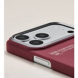 [iPhone 17 Pro Max] Ốp iPhone Pitaka Ultra-Slim with PitaTap - màu Harvard Crimson (Edge) mỏng nhẹ, chất liệu cao cấp 6