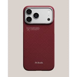[iPhone 17 Pro Max] Ốp iPhone Pitaka Ultra-Slim with PitaTap - màu Harvard Crimson (Edge) mỏng nhẹ, chất liệu cao cấp 2