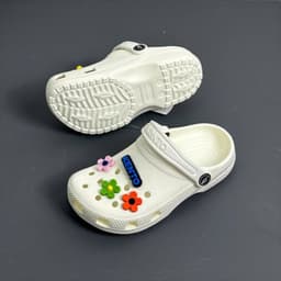 (Tặng Charm) Dép Sục Clog KENTO Cao Cấp Trẻ Em 4-12 Tuổi | Hỗ Trợ Vòm Chân, Chống Trơn.8008 2