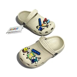 (Tặng Charm) Dép Sục Clog KENTO Cao Cấp Trẻ Em 4-12 Tuổi | Hỗ Trợ Vòm Chân, Chống Trơn.8008 9