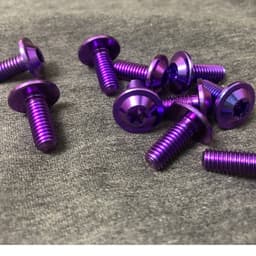 COMBO 5 Ốc Titan 6li15 DÙ MỎNG dẹp gắn ĐĨA trước Vario , AB và dàn áo xe máy siêu đẹp 7