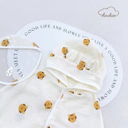 Áo Choàng Chống Nắng Cho Bé Vải Xô Muslin Mềm Mại, Thoáng Khí cho bé từ 0-6 tuổi 5