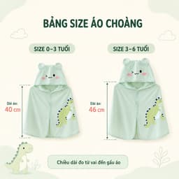 Áo Choàng Nắng Cho Bé Chất Peptit thông hơi Mềm Mát, Áo Khoác Chống Nắng Cho trẻ từ 0-6 tuổi. 2