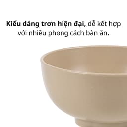 Combo Bát Tròn Trơn Việt Nhật Chén Ăn Cơm Nhựa 6891/2/3, Bộ Chén Đựng Cơm Canh Cao Cấp - TADAHOME 3