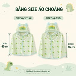 Áo Khoác Chống Nắng Cho Bé Anchee Proly - Vải Nylon Spandex Mát Lạnh, Chống UV, Siêu Nhẹ, Size 0–6 Tuổi 2