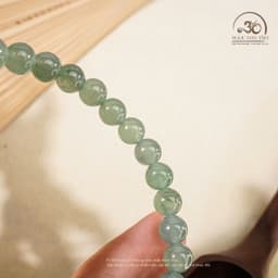 Ngọc Đan Tâm - Vòng Tay Ngọc Lam Cao Băng 6mm 7