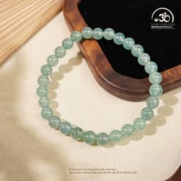 Ngọc Đan Tâm - Vòng Tay Ngọc Lam Cao Băng 6mm 5
