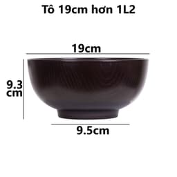 Combo Bát Cơm Vân Gỗ Việt Nhật Chén Ăn Cơm 6856/7/8, Bộ Chén Nhựa Gỗ  Sang Trọng - TADAHOME 6