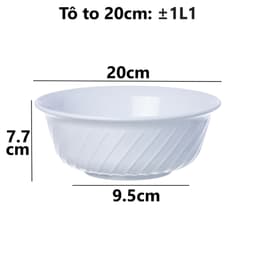 Combo Bát Xoắn Phíp Việt Nhật Chén Ăn Cơm Nhựa 6861/2/3, Bộ Chén Đựng Cơm Canh Bền Đẹp - TADAHOME 8