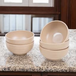 Combo Bát Cơm Thái Việt Nhật Chén Nhựa 6830/2/3, Bộ Chén Đựng Cơm Canh Gia Đình Cao Cấp - TADAHOME 6