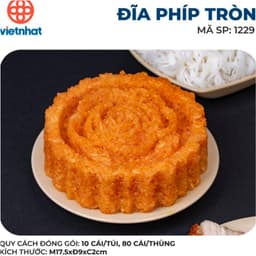Combo Đĩa Phíp Tròn Việt Nhật Đĩa Nhựa 1228/9, Đĩa Đựng Thức Ăn Gia Đình Bền Đẹp Cao Cấp - TADAHOME 5