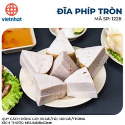 Combo Đĩa Phíp Tròn Việt Nhật Đĩa Nhựa 1228/9, Đĩa Đựng Thức Ăn Gia Đình Bền Đẹp Cao Cấp - TADAHOME 4