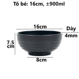 Combo Bát Cơm Thái Việt Nhật Chén Nhựa 6830/2/3, Bộ Chén Đựng Cơm Canh Gia Đình Cao Cấp - TADAHOME 8