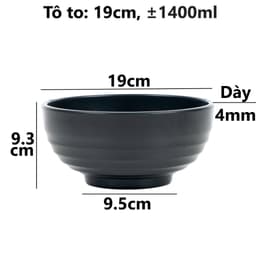 Combo Bát Cơm Thái Việt Nhật Chén Nhựa 6830/2/3, Bộ Chén Đựng Cơm Canh Gia Đình Cao Cấp - TADAHOME 9