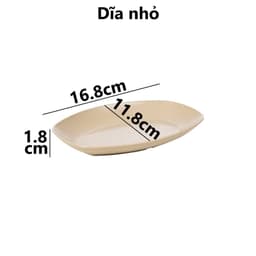 Combo Đĩa Bầu Dục Thái Việt Nhật Đĩa Nhựa 1253/4, Bộ Đĩa Đựng Hải Sản Thức Ăn Bền Đẹp - TADAHOME 3