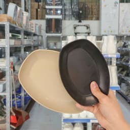 Combo Đĩa Bầu Dục Thái Việt Nhật Đĩa Nhựa 1253/4, Bộ Đĩa Đựng Hải Sản Thức Ăn Bền Đẹp - TADAHOME 6