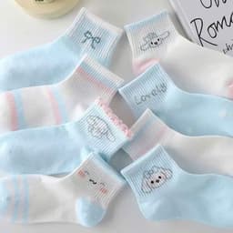 [COMBO] Set 10 Đôi Tất Trẻ Em Hình Cynamol Xinh Xắn Dành Cho bé 1-12 Tuổi Chất Liệu cotton Mềm mại Ấm áp 6