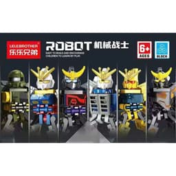 Robot Biến Hình Mecha 2 Trong 1 (Mã 9214) - Bộ Đồ Chơi Lắp Ráp 6 Mẫu Robot & Phương Tiện Chiến Đấu hấp dẫn! 3