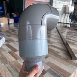 Bộ co giảm của Máng hứng nước mưa PVC lắp cho mái tol (tặng ốc vít) 8
