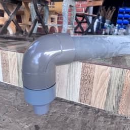 Bộ co giảm của Máng hứng nước mưa PVC lắp cho mái tol (tặng ốc vít) 1