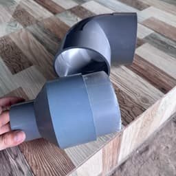 Bộ co giảm của Máng hứng nước mưa PVC lắp cho mái tol (tặng ốc vít) 5