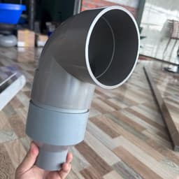 Bộ co giảm của Máng hứng nước mưa PVC lắp cho mái tol (tặng ốc vít) 7