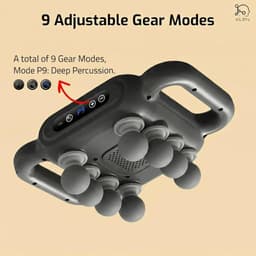 Máy massage cầm tay toàn thân 8 đầu bi tròn và Cầm Tay Mini gun 4 đầu MG-203 2