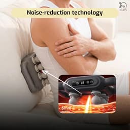 Máy massage cầm tay toàn thân 8 đầu bi tròn và Cầm Tay Mini gun 4 đầu MG-203 5