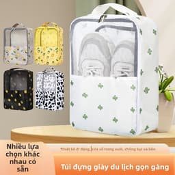Túi đựng đồ giày dép du lịch có khe gài tay kéo vali 1 ngăn. LMS 2