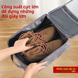 Túi đựng đồ giày dép du lịch có khe gài tay kéo vali 1 ngăn. LMS 3