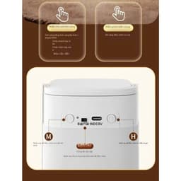 Đèn ngủ để bàn cảm ứng tích điện 3 màu ánh sáng VO15 và Đèn Ngủ Quả Cầu Pha Lê Phát Sáng Có Đế Hộp 4