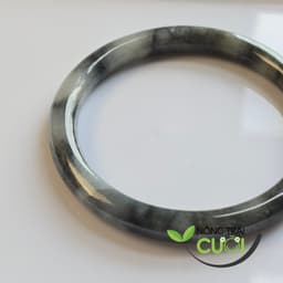 Vòng Cam Thach Gà Đen bản đũa type A, ni 56.8mm - Nông Trại Cười 3