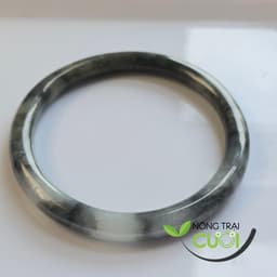Vòng Cam Thach Gà Đen bản đũa type A, ni 56.8mm - Nông Trại Cười 2