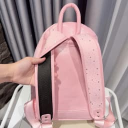 Balo Đi Học Sao Nhũ Thêu Chữ Badblue Size 40 Chất Vải Canvas Chống Thấm Bản Quai To Size 40 Đựng Vừa Sách Vở A4 Laptop 7