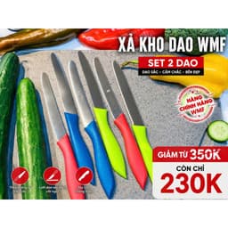 Set 2 dao răng cưa WMF SNACK KNIFE dao gọt hoa quả chất liệu thép không gỉ cao, cắt ngọt sắc bén 1
