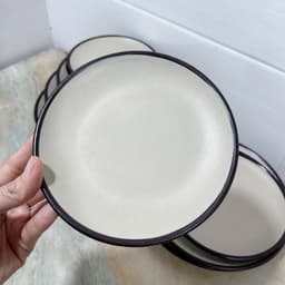 Combo Đĩa Tròn Thái 2 Màu Việt Nhật Đĩa Nhựa 1300/1/2/3/4, Đĩa Đựng Gia Đình Bền Đẹp - TADAHOM 3