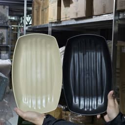 Combo Đĩa Phíp Thuyền Việt Nhật Đĩa Nhựa 1283/4/5/6, Đĩa Đựng Hải Sản Thức Ăn Sang Trọng - TADAHOME 3